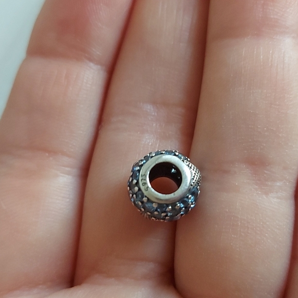 925 Sterling Silver Ocean Charm - Picture 5 of 7